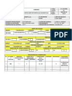 Reporte de Inspección de Eje