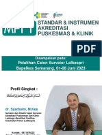 BAB II Standar Akreditasi Puskesmas - TKSD&UKM - Syarbaini