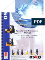 Sample of MAX Electrical Forklift Operator Manual