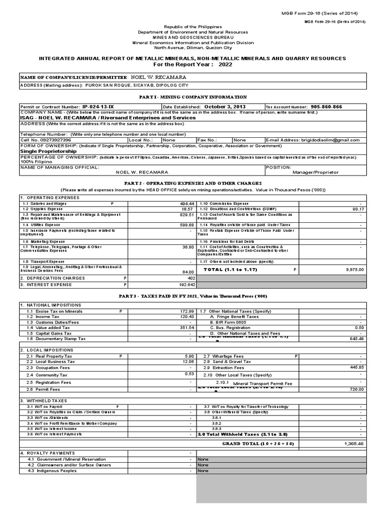 Integrated Annual ReportFinal PDF Expense Taxes