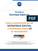 WorkShop - Estratega Digital 2x - Como Convertirse en Un ED y Aumentar Hasta 2X Tu Facturación - Fabrizio Cerratto