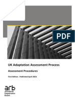 ARB UK Adaptation Assessment Procedures