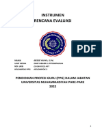 Rencana Evaluasi