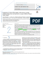 Comparison of Vision-Related Quality of Life Between Wearing Orthokeratology Lenses and Spectacles in Myopic Children L