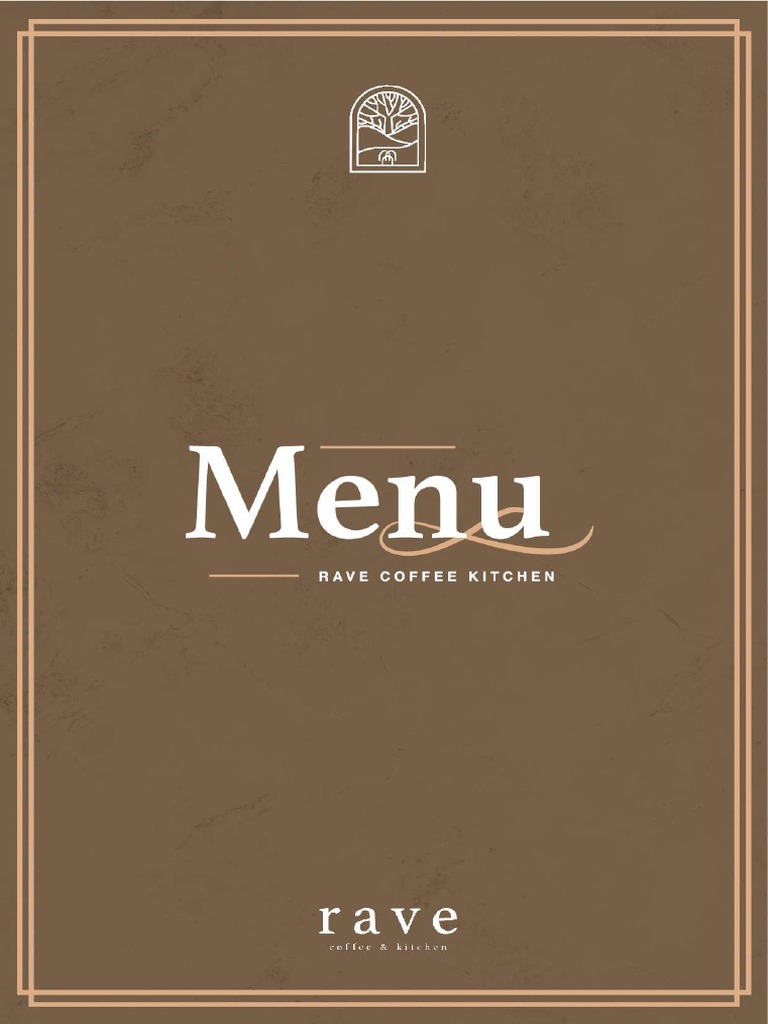 Menu Rave Coffee & Kitchen | PDF