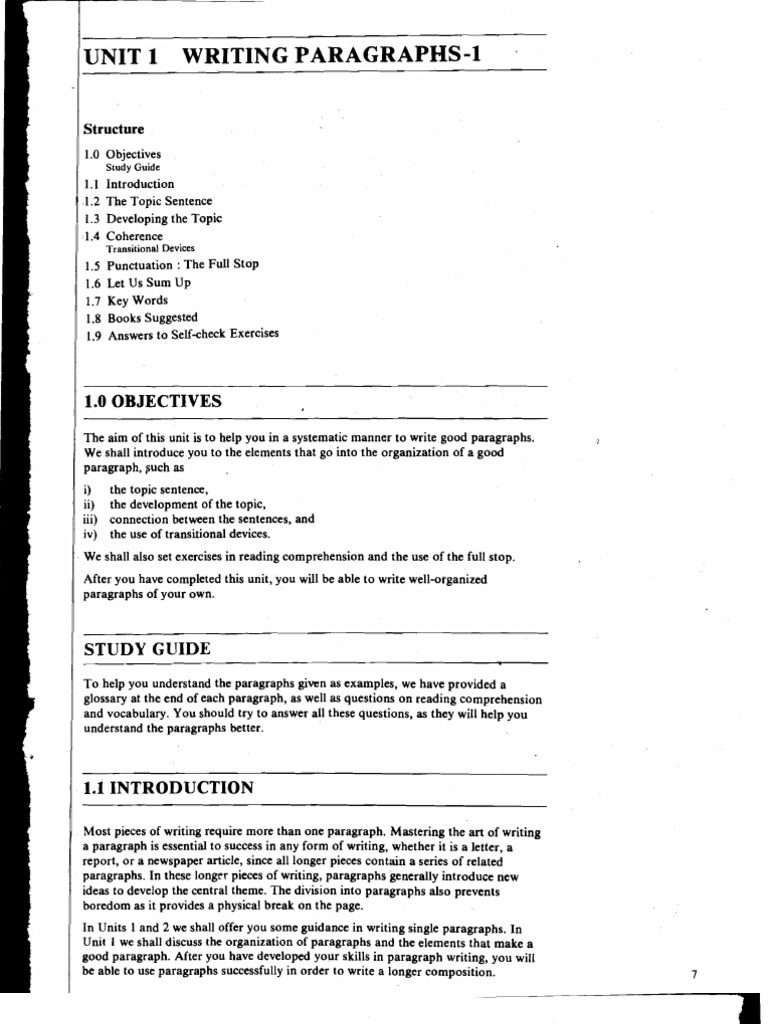 Writing Effective Paragraphs Guide | PDF | Paragraph | Cod