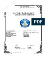 Daftar Nilai Kurikulum Merdeka Semua Mapel