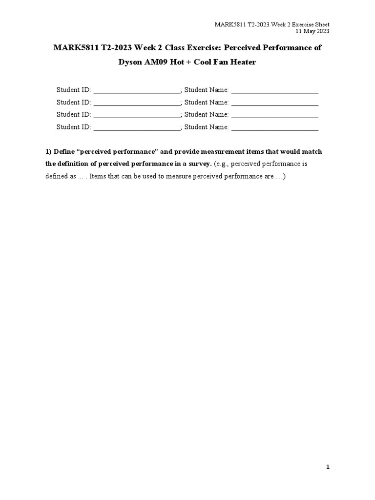 W2 Performance Evaluation | PDF