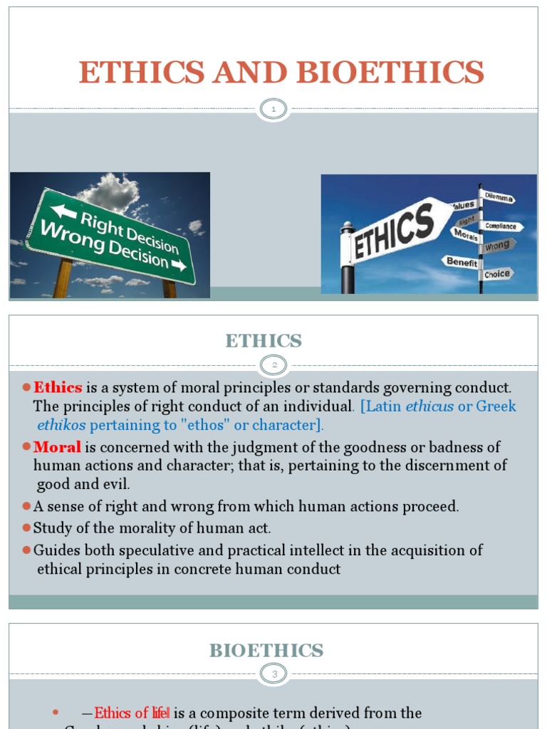 Ethics and Bioethics | PDF
