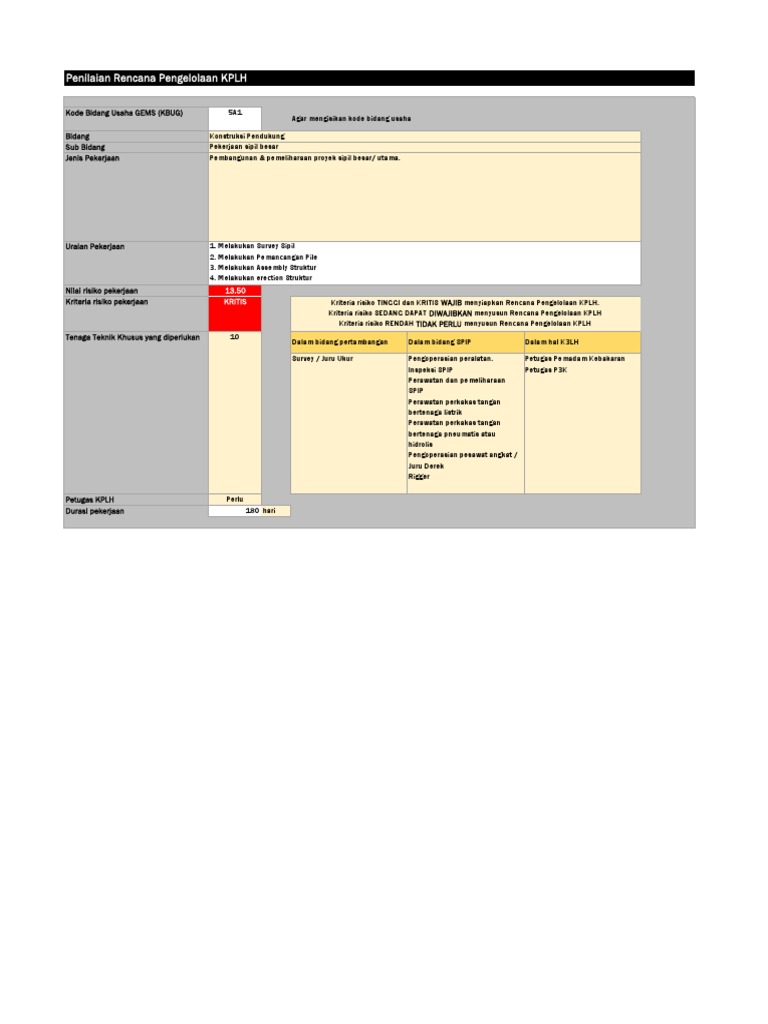 FRM-014-003 KPLH Structural & Mechanical CP1 Improvement ...
