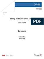 Study and Reference Guide - Pilot Permit - Gyroplane - TP 13975e