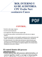 Control Interno y Normas de Auditoria