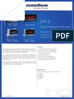 Masibus LPI-1 - R1F - 0214 - Loop Powered Indicators