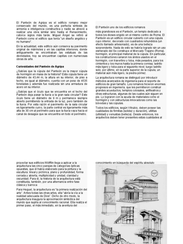 Curiosidades del Panteón de Agripa | PDF | Hazme