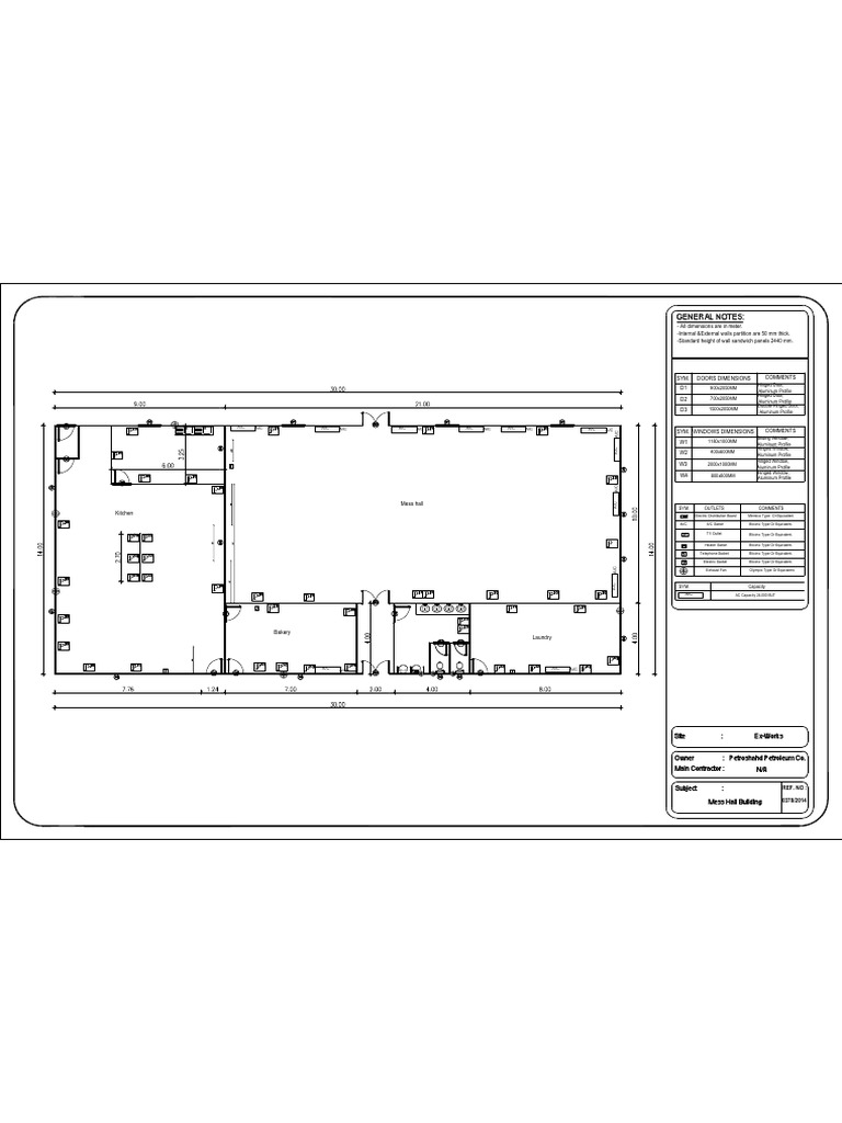Mess Hall Building PDF