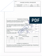 5. Change Control Procedure