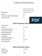 DNB Orthopaedics June 2023