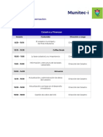 Horario Curso - 2 Munitec I