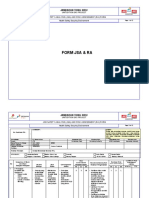 Form JSA & RA Instalasi ME Ipal