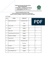 Daftar Hadir Panitia Osis MPLS 2023