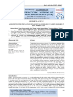 Assessment of The Prevalence of Major Fungal Diseases in Cashew Orchards in Peni, Burkina Faso