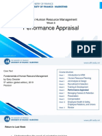 CLC - HRM - W6 - Performance Appraisal