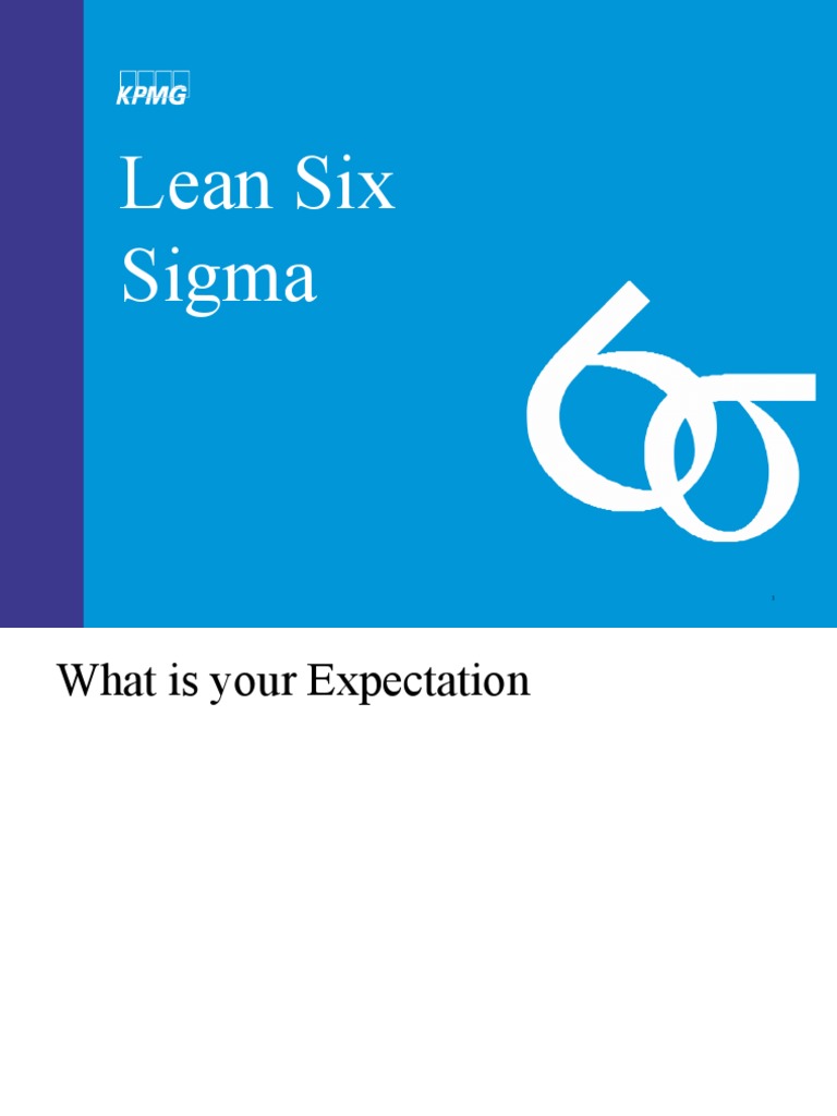KPMG Lean Six Sigma Green Belt Overview | PDF | Six Sigma | Quality