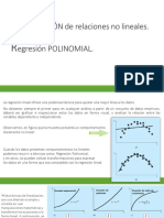 Ajuste de Curva - Regresión Polinomial - Linealización