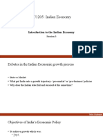 Class Slides - 3-Critical Debates in Indian Economic Development