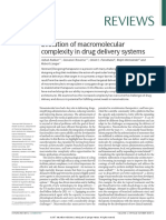 Evolution of Macromolecular Complexity in Drug Delivery Systems