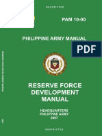 PAM 10 00 PA Army Reserve Force Developm