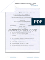 MA 3251 Statistics and Numerical Methods Old Question Paper
