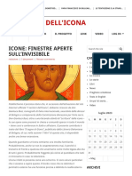 ICONE - FINESTRE APERTE SULL'INVISIBILE - I Sentieri Dell'icona