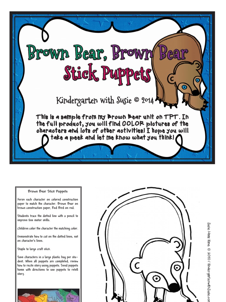 Brown Bear Puppets | PDF | Copyright Law | Monopoly (Economics)