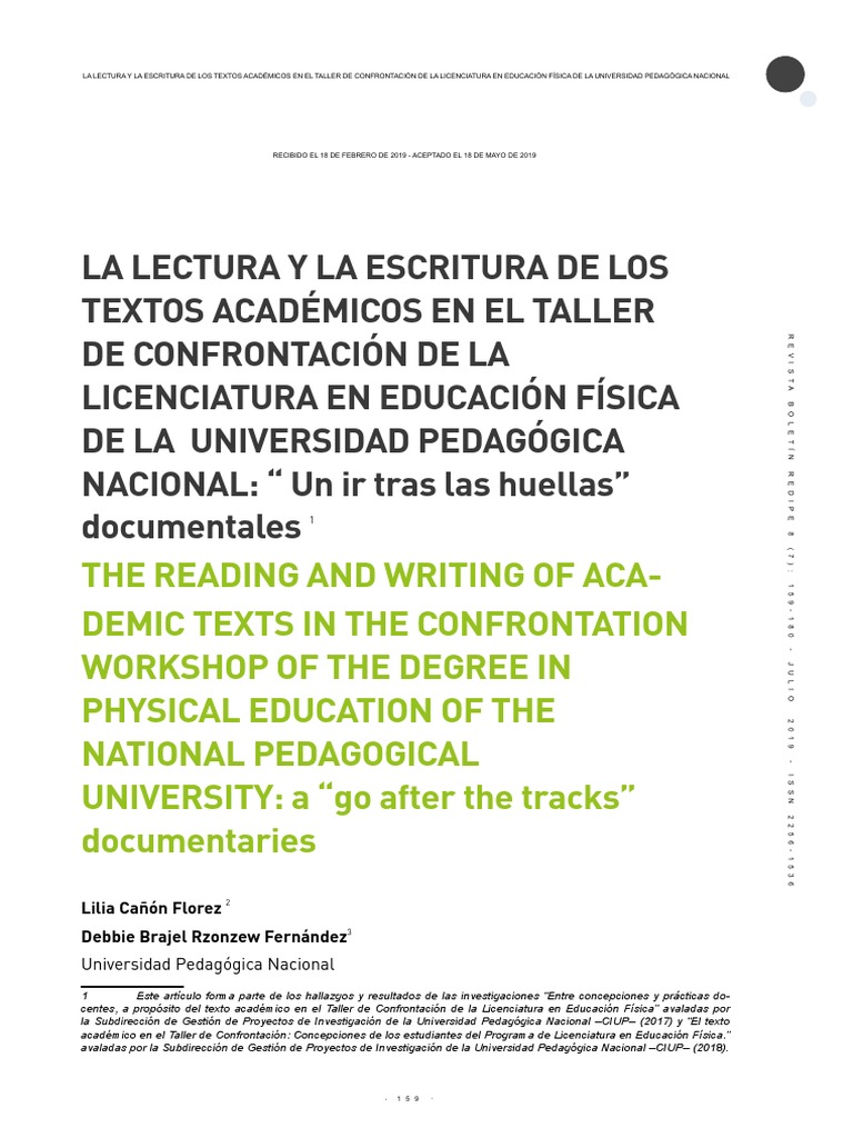 La Lectura Y Escritura de Los Textos Academicos | PDF | Maestros ...