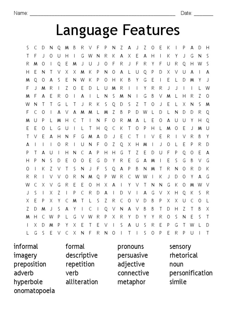 Language Features Adalah