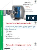 3.2.2 Accessories of High Pressure Boiler