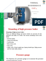 3.2.1 Mounting of High Pressure Boiler