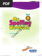 PR-2283 My Spelling Workbook D