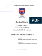 BAL1.4 Political Science I (Reading)