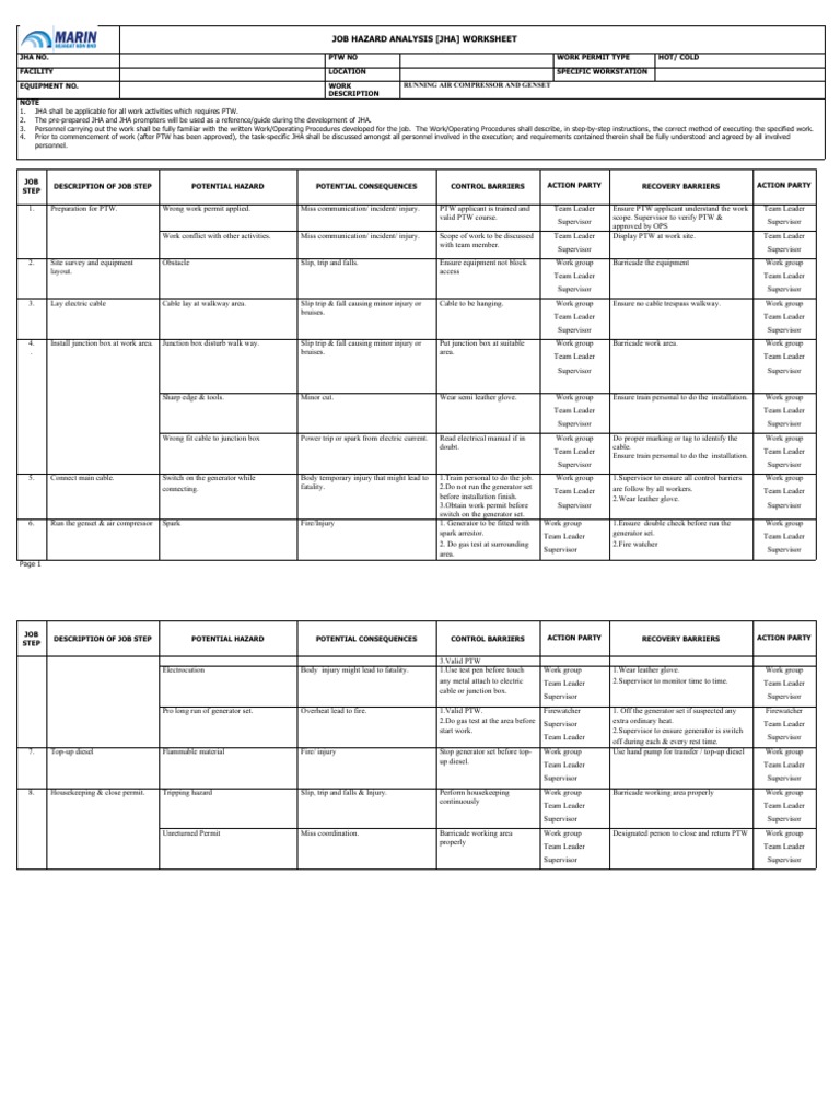MSSBJHAInstall & Run Generator Set & Air Compressor PDF