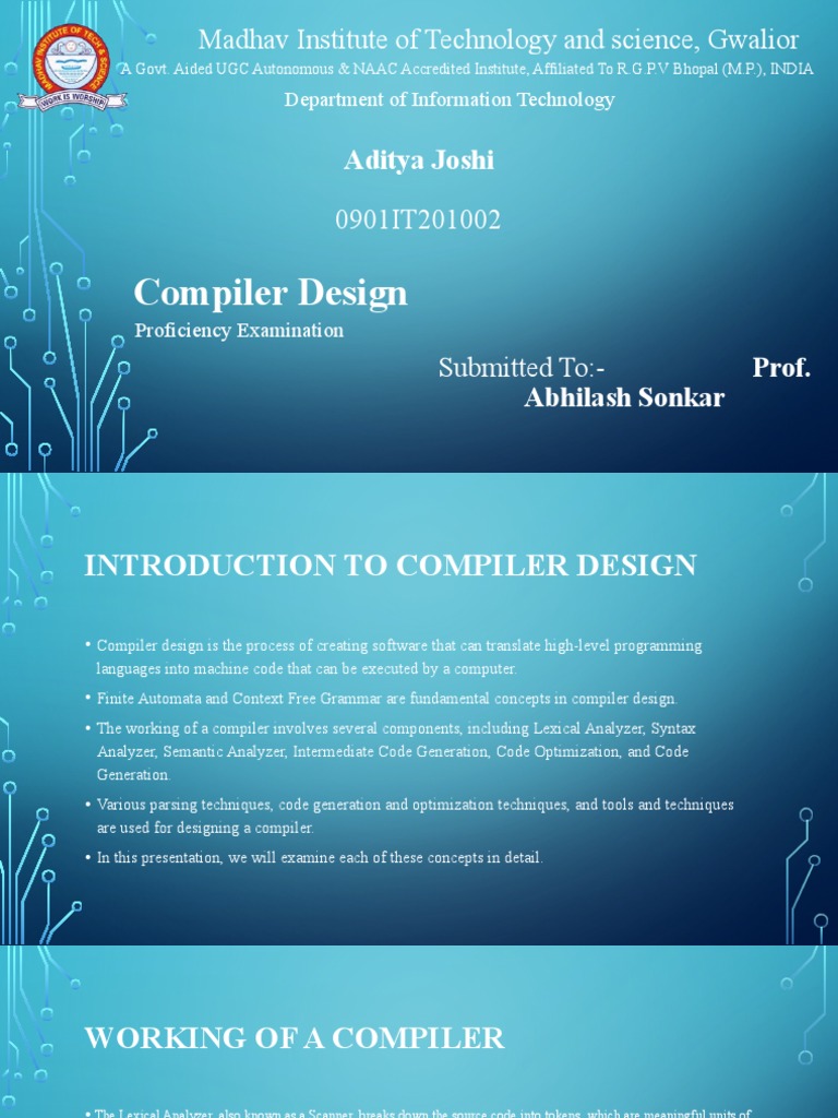 Compiler Design 2023 | PDF | Parsing | Compiler