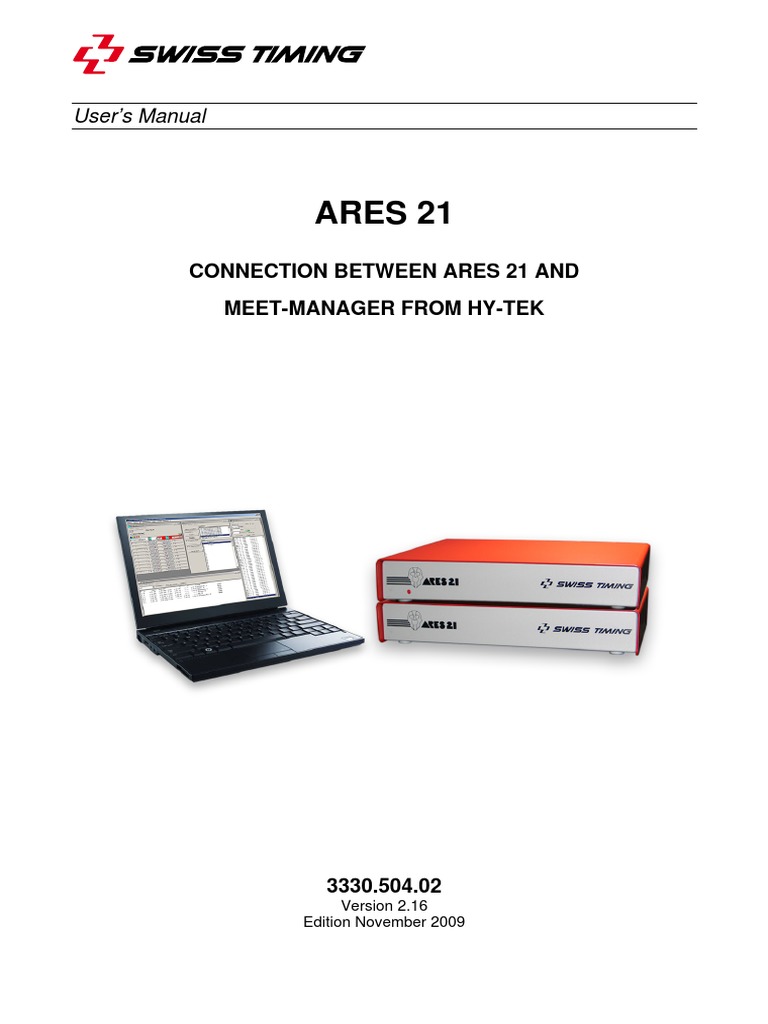 ARES 21 and Hy-Tek Meet Manager Guide | PDF | Command Line Interface ...