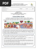Espaço Público e Privado Com Atividades | PDF