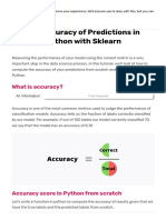 Get Accuracy of Predictions in Python With Sklearn - Data Science Parichay