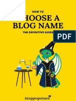 David's Guide For Blog Name