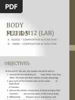 Body Fluids Biochem