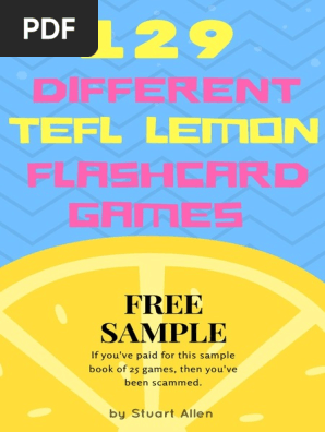 25 TEFL Lemon Flashcard Games