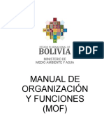 MOF Manual de Organizacion - 2021