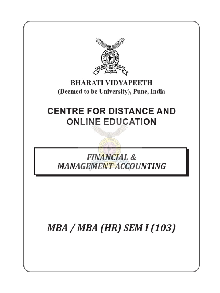 Financial & Management Accounting Guide | PDF | Finance & Money Management